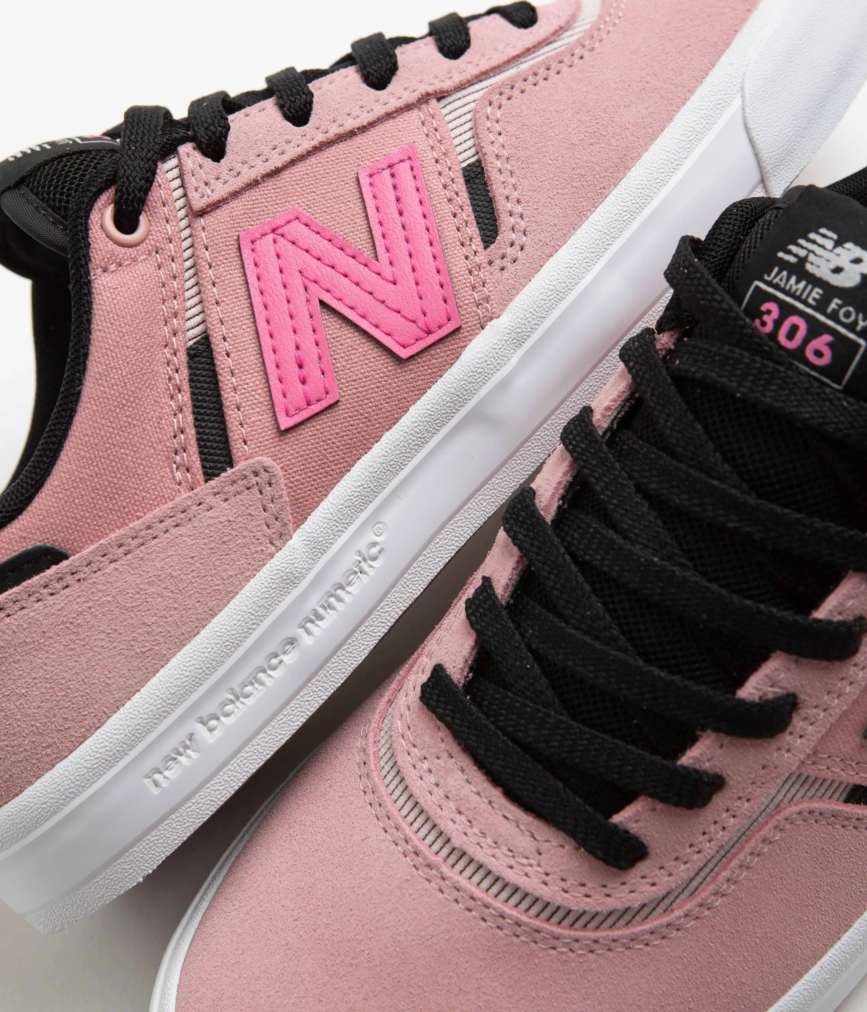 New Balance Numeric 306 Jamie Foy Shoes - Pink / Black