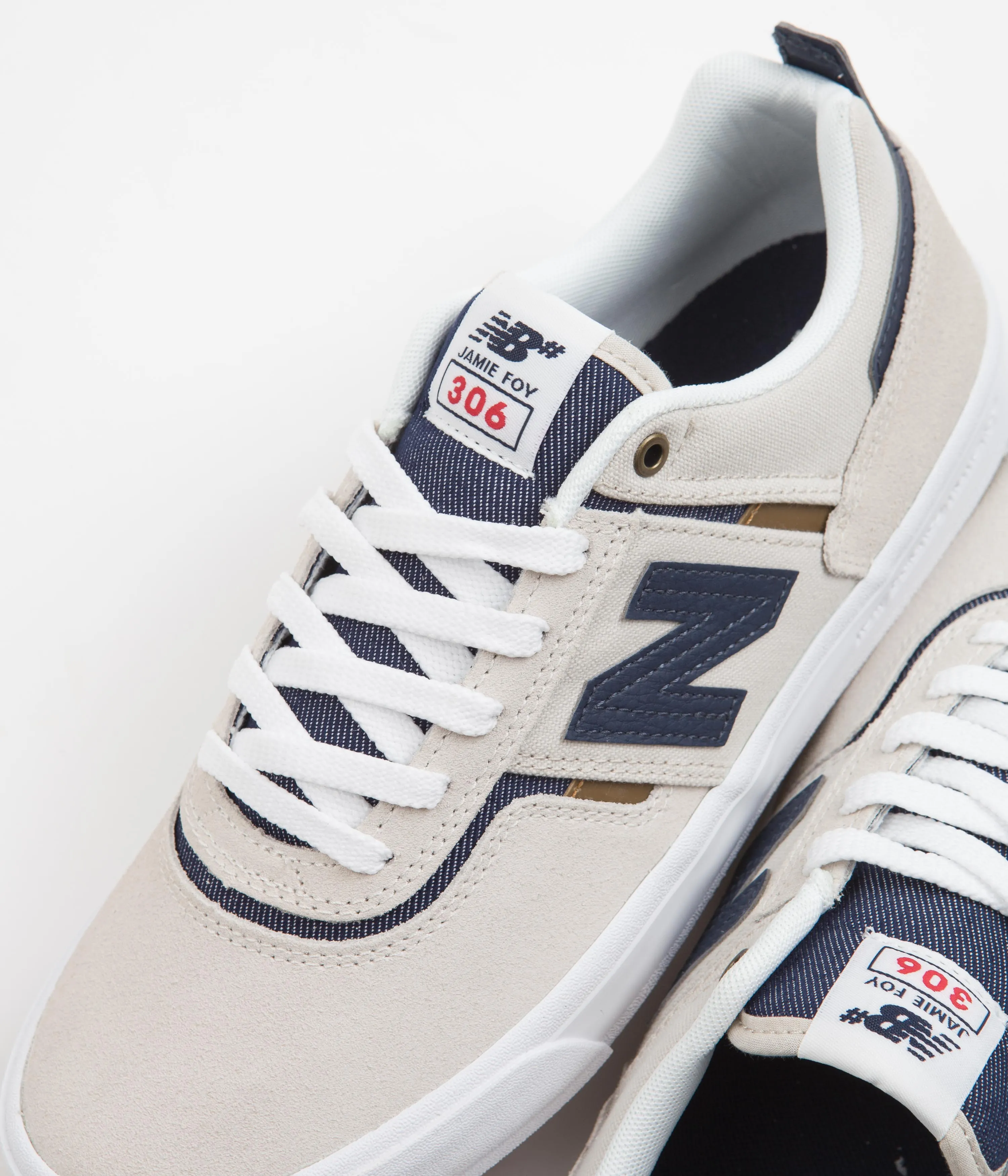 New Balance Numeric 306 Jamie Foy Shoes - Sea Salt / Navy