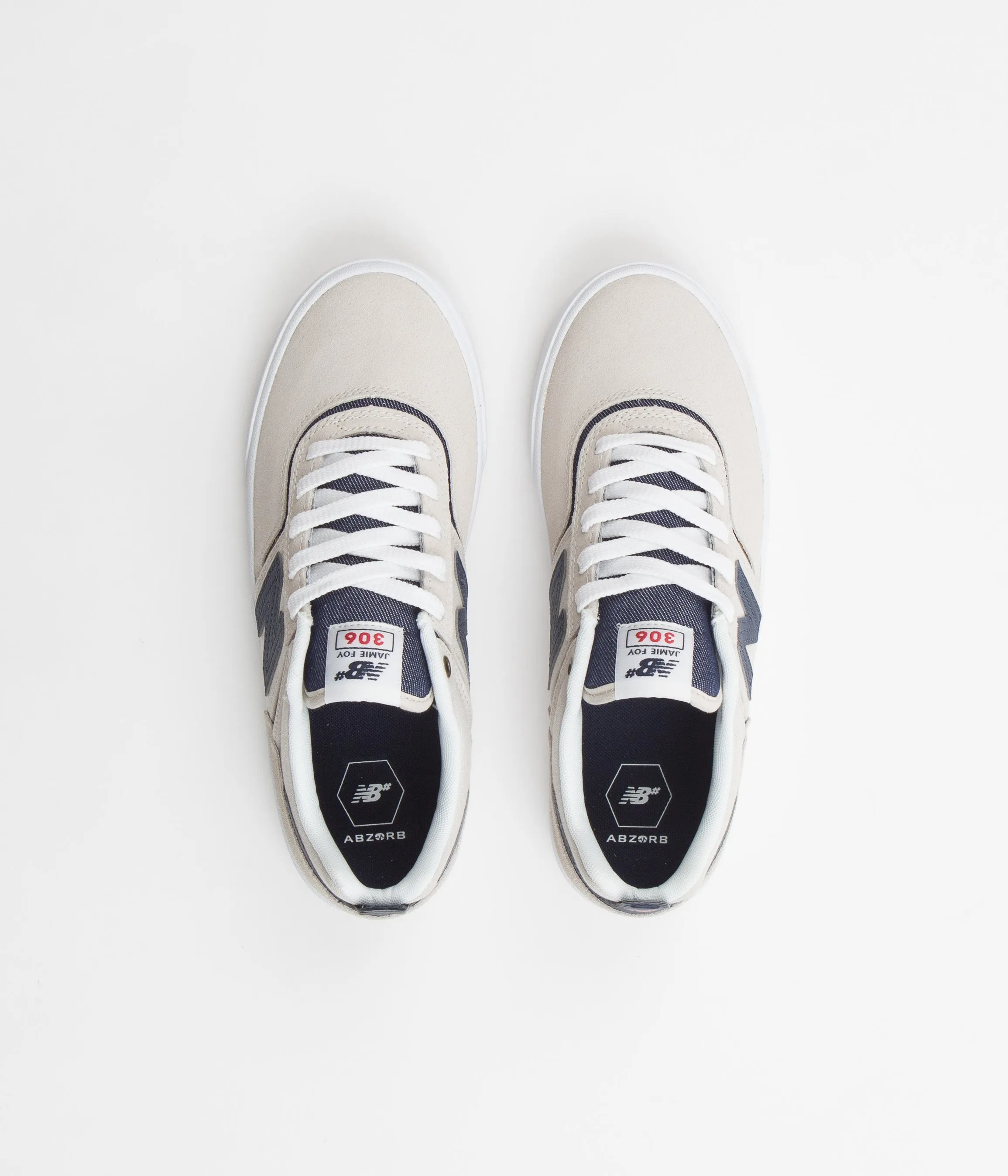 New Balance Numeric 306 Jamie Foy Shoes - Sea Salt / Navy
