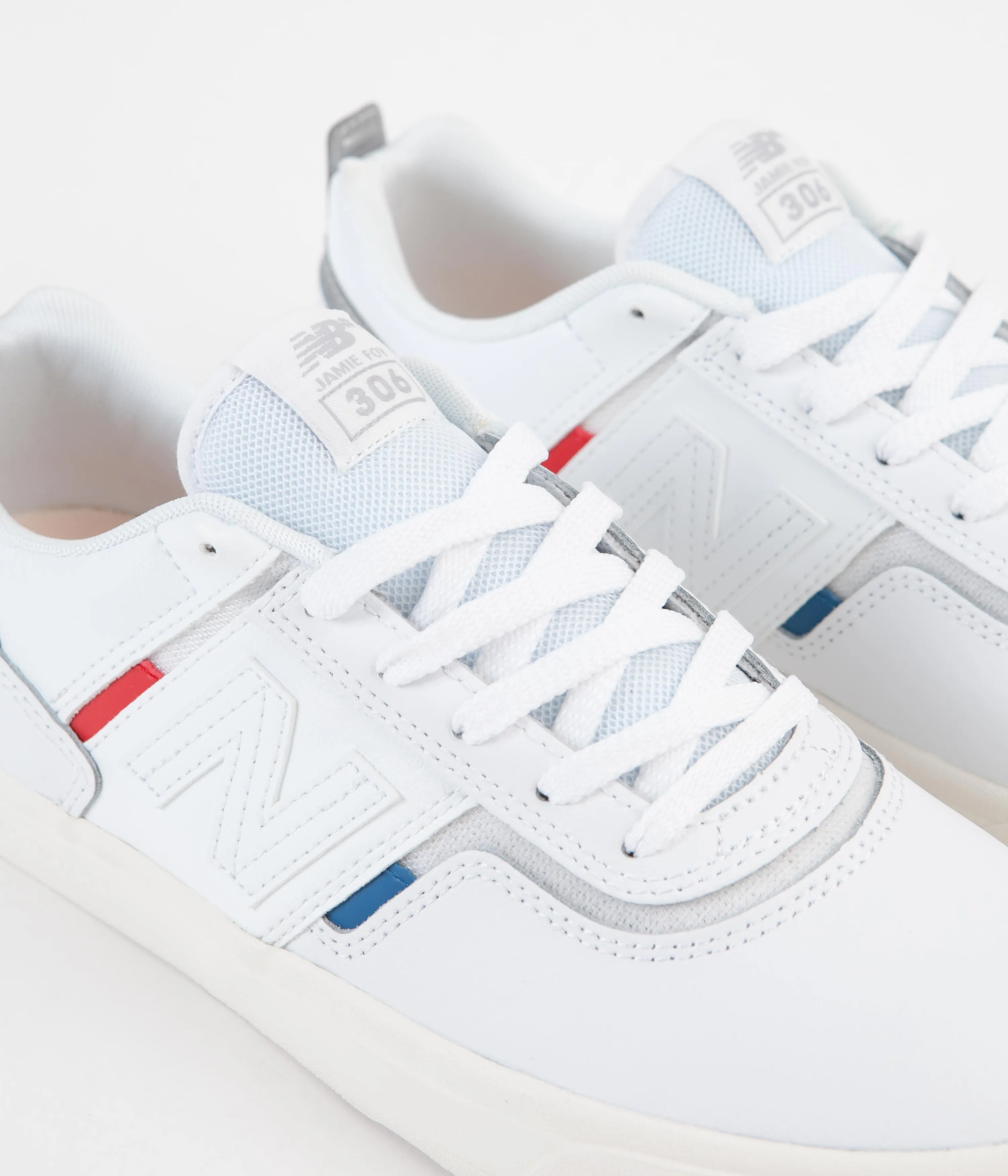 New Balance Numeric 306 Jamie Foy Shoes - White / White