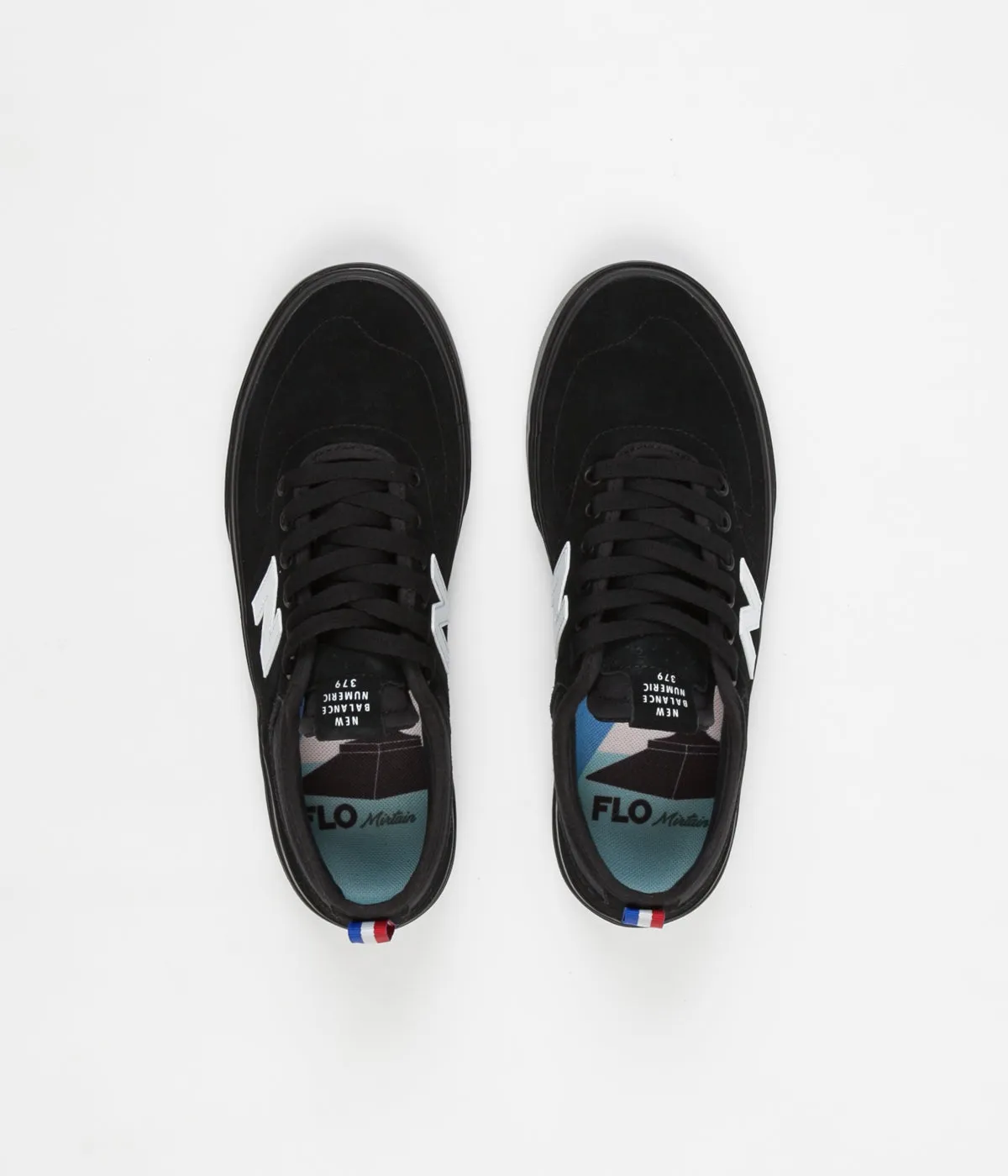 New Balance Numeric 379 Shoes - Black / White - Flo Mirtain