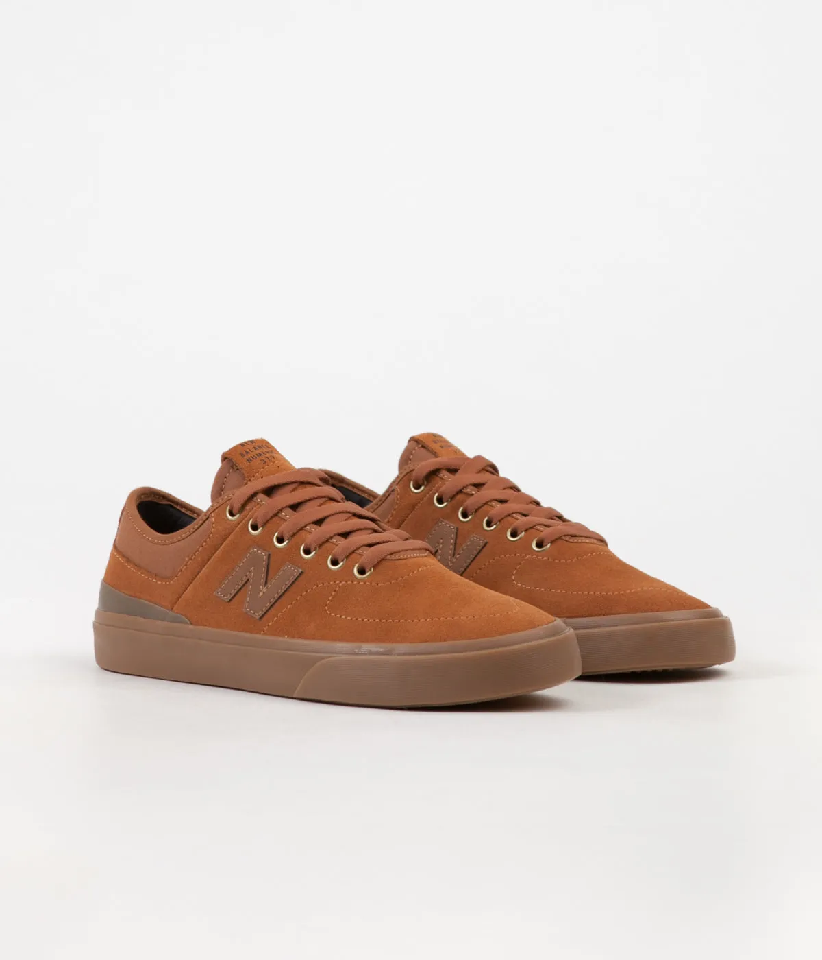 New Balance Numeric 379 Shoes - Brown / Gum - Jake Hayes
