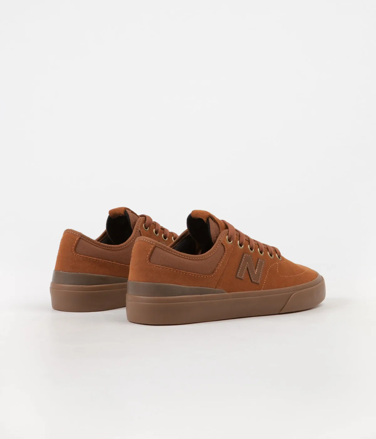 New Balance Numeric 379 Shoes - Brown / Gum - Jake Hayes