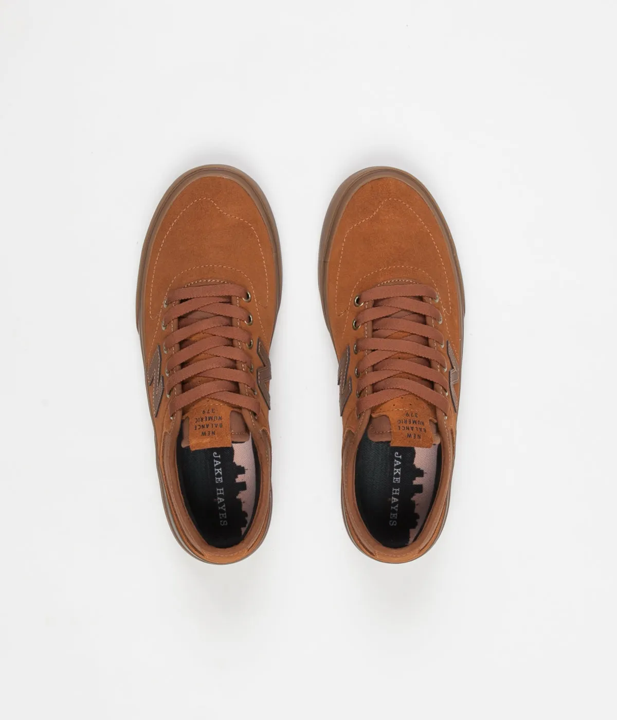New Balance Numeric 379 Shoes - Brown / Gum - Jake Hayes