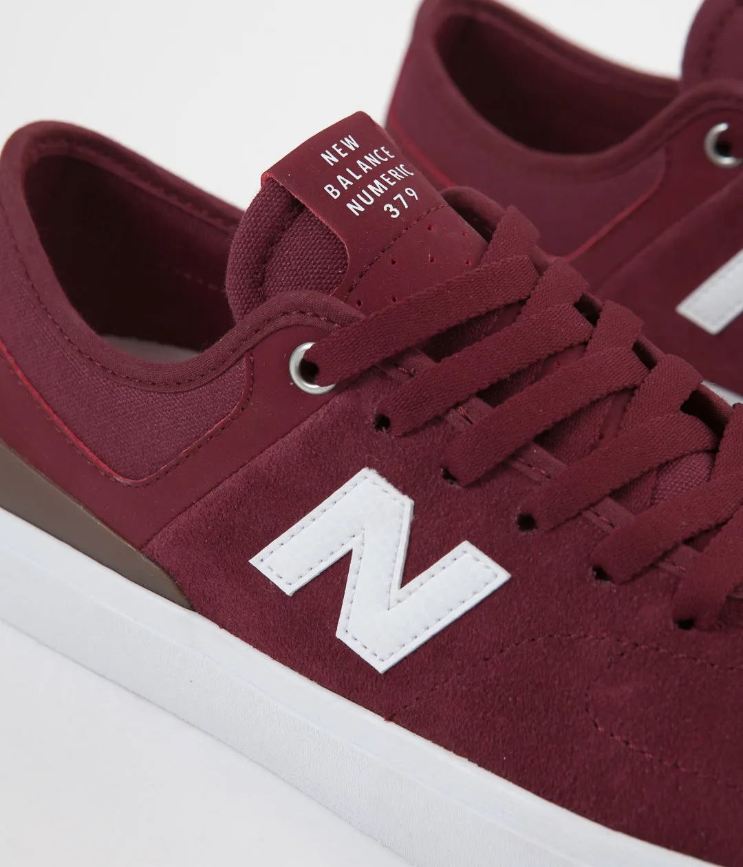 New Balance Numeric 379 Shoes - Burgundy / White