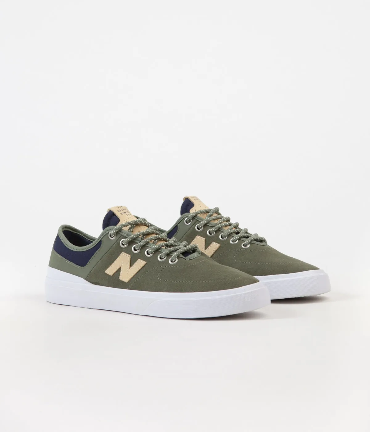 New Balance Numeric 379 Shoes - Olive / Yellow - Marius Syvanen