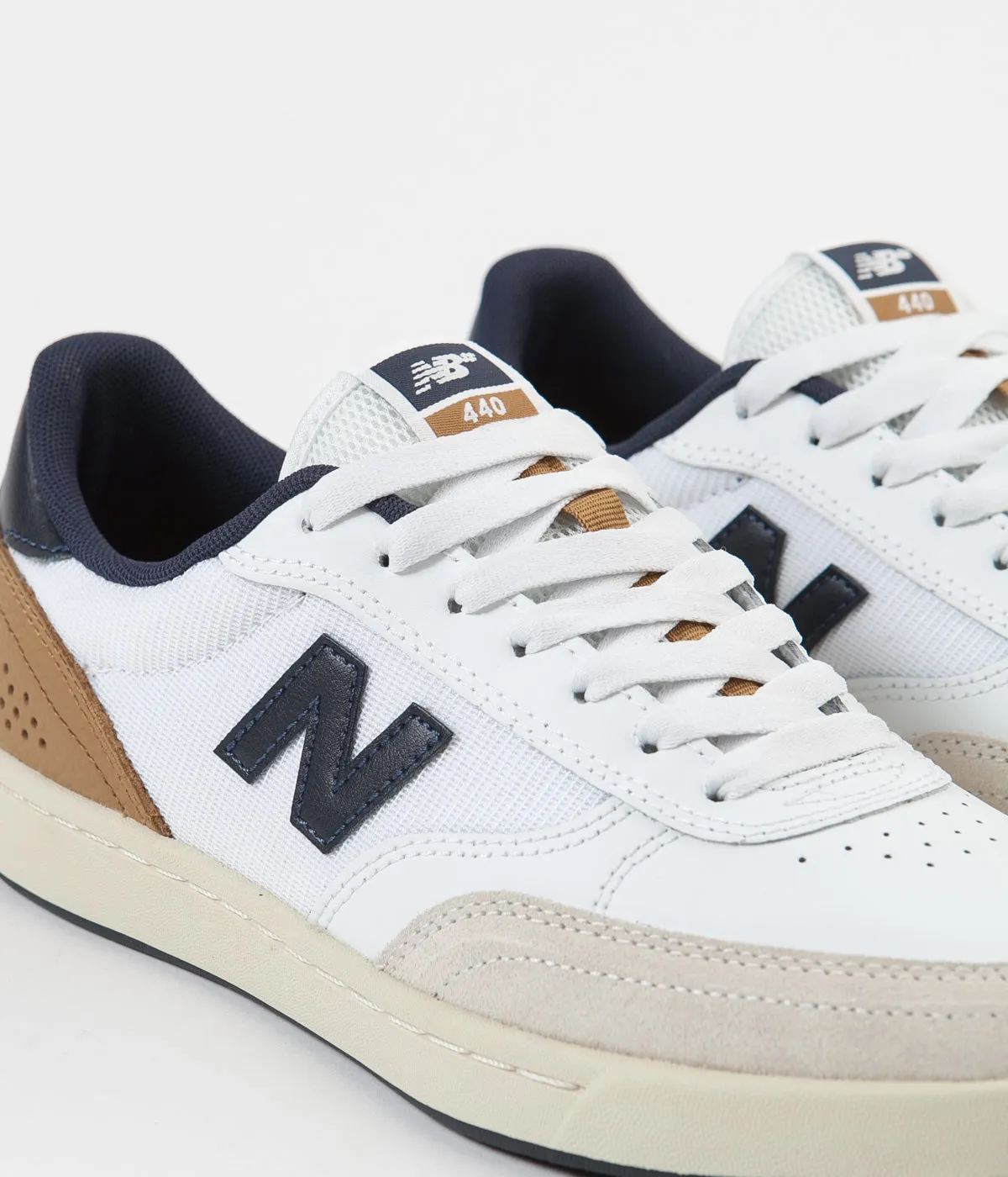 New Balance Numeric 440 Shoes - White / Navy