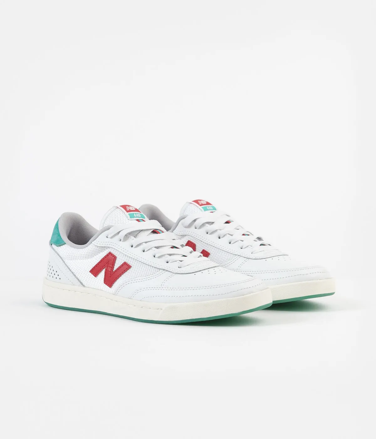 New Balance Numeric 440 Tom Knox Shoes - White / Red