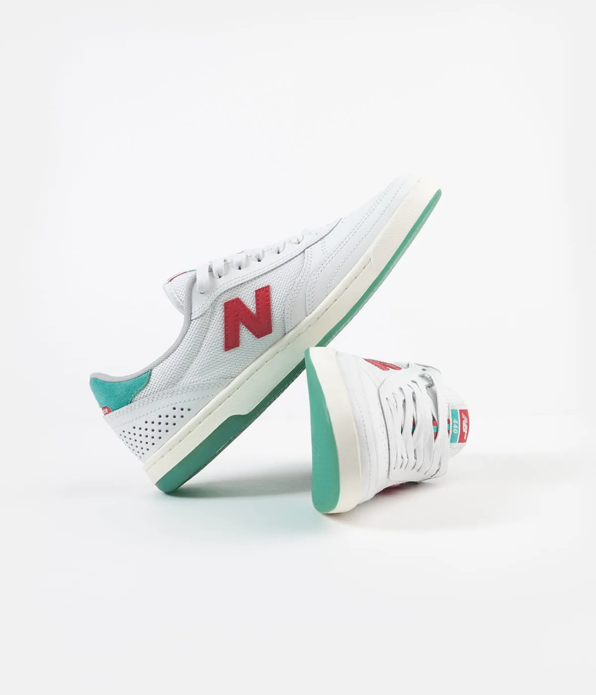 New Balance Numeric 440 Tom Knox Shoes - White / Red