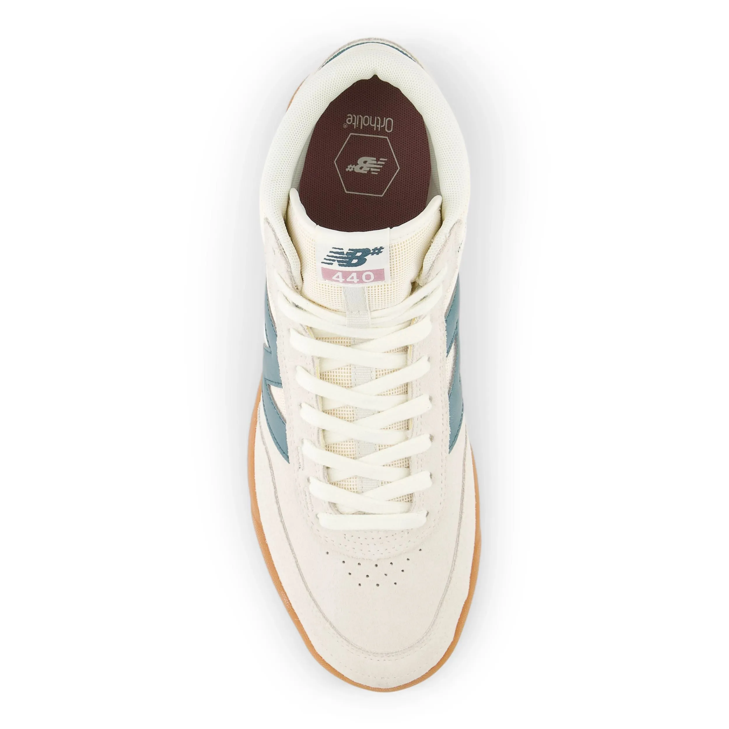 New Balance Numeric 440v2 High Skateboard Shoe - Sea Salt/Spruce