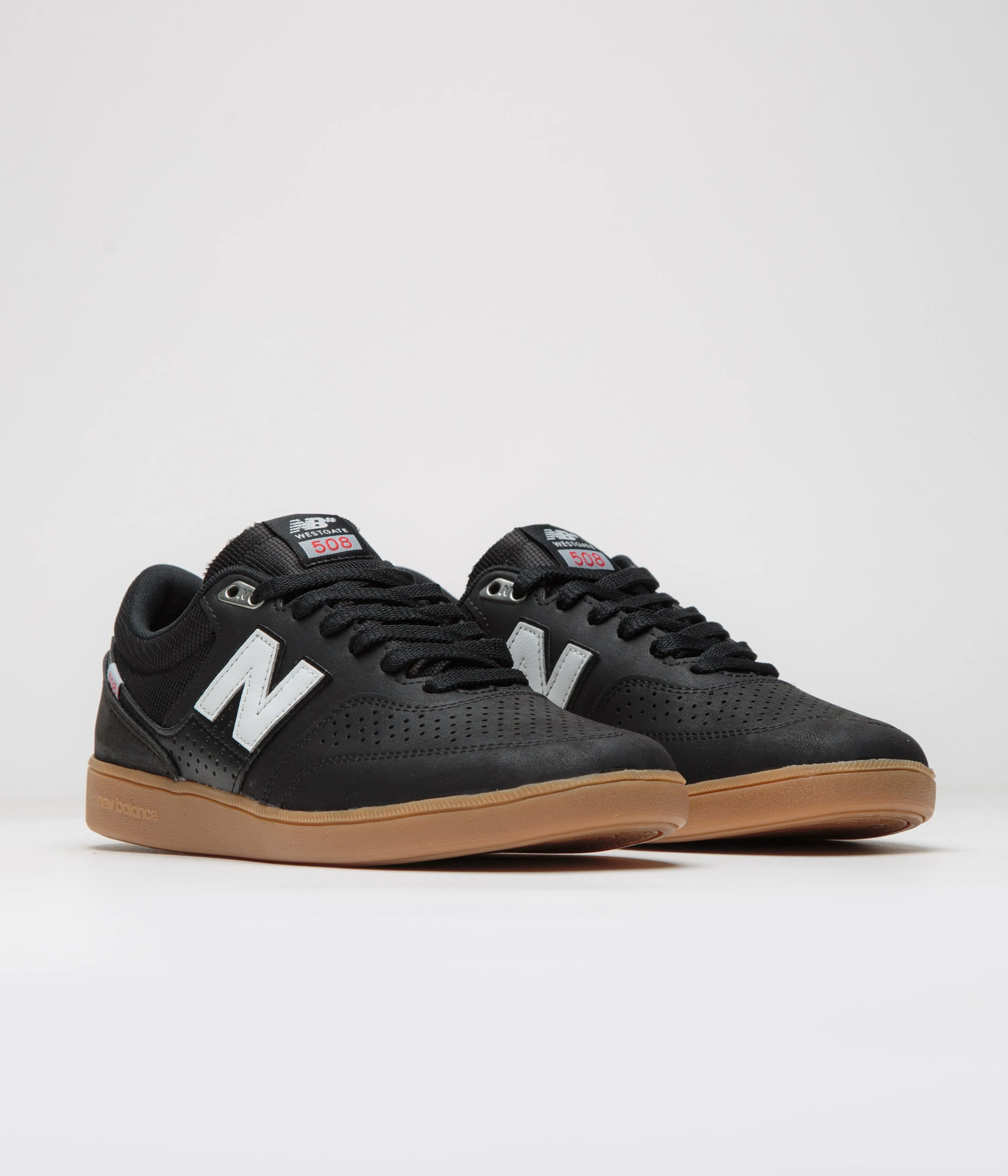 New Balance Numeric 508 Brandon Westgate Shoes - Black / Gum / Black