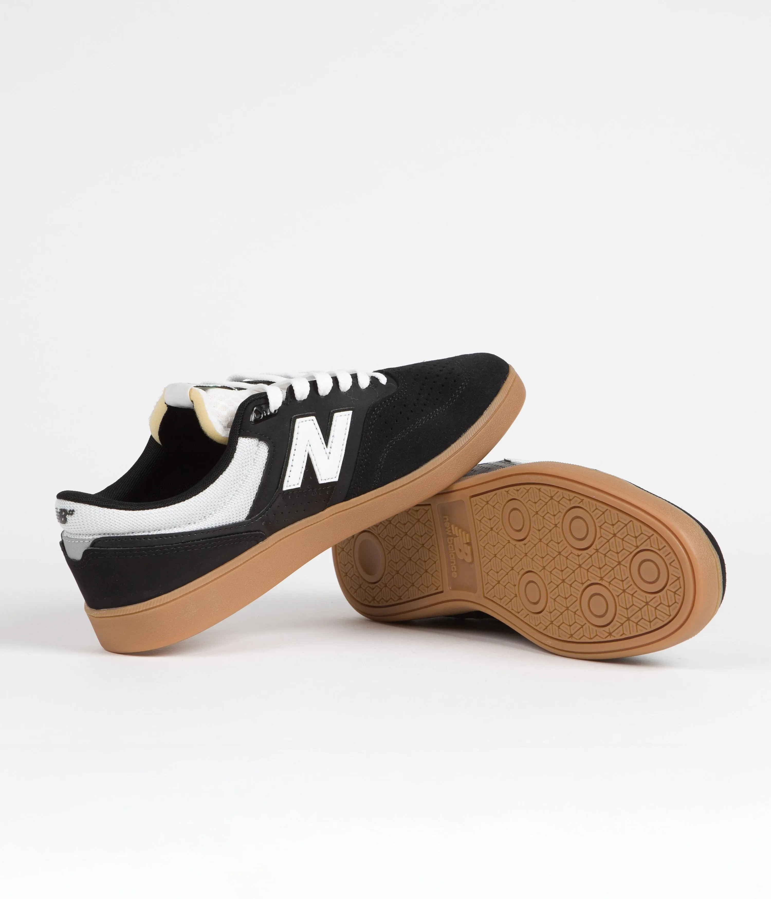 New Balance Numeric 508 Brandon Westgate Shoes - Black / White / Gum