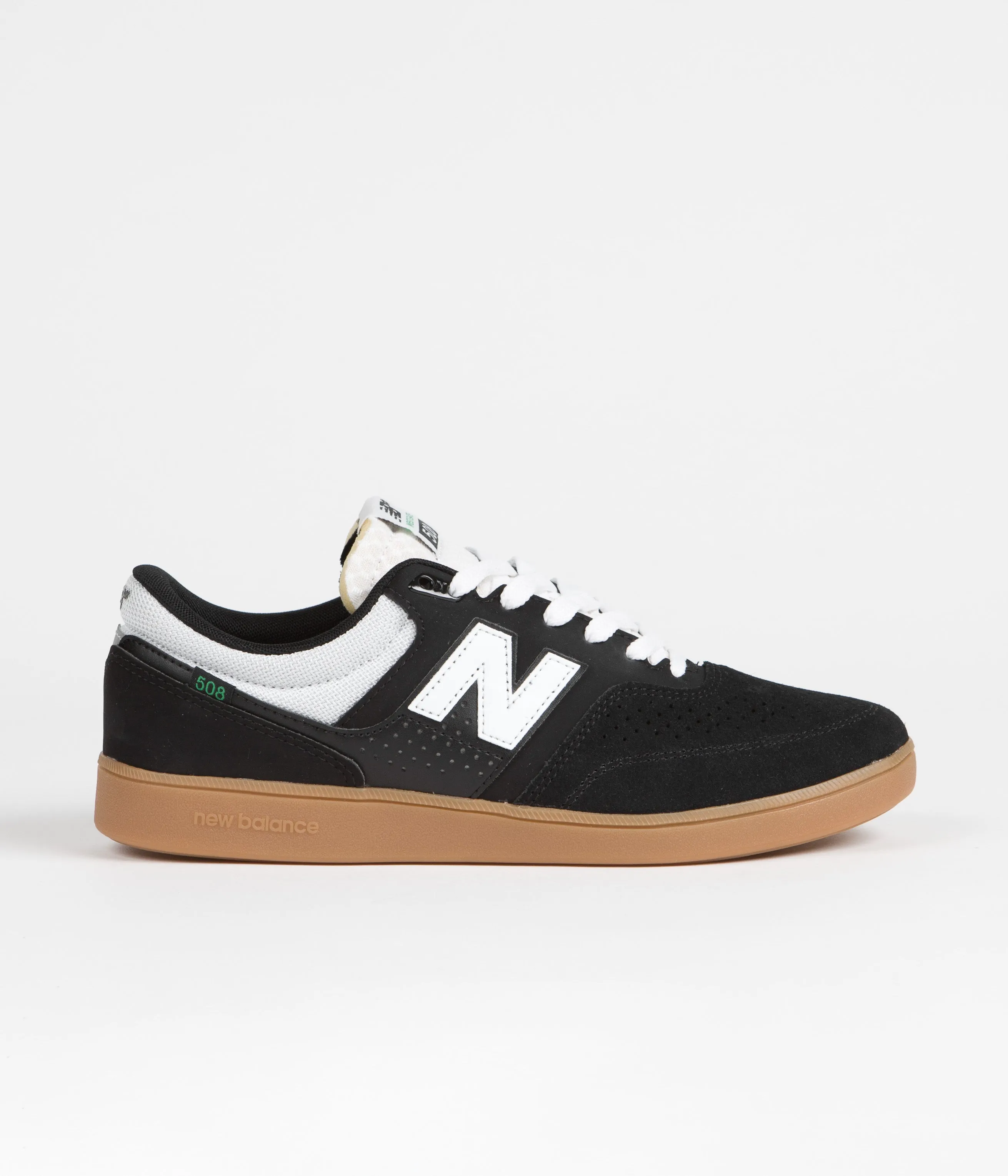 New Balance Numeric 508 Brandon Westgate Shoes - Black / White / Gum