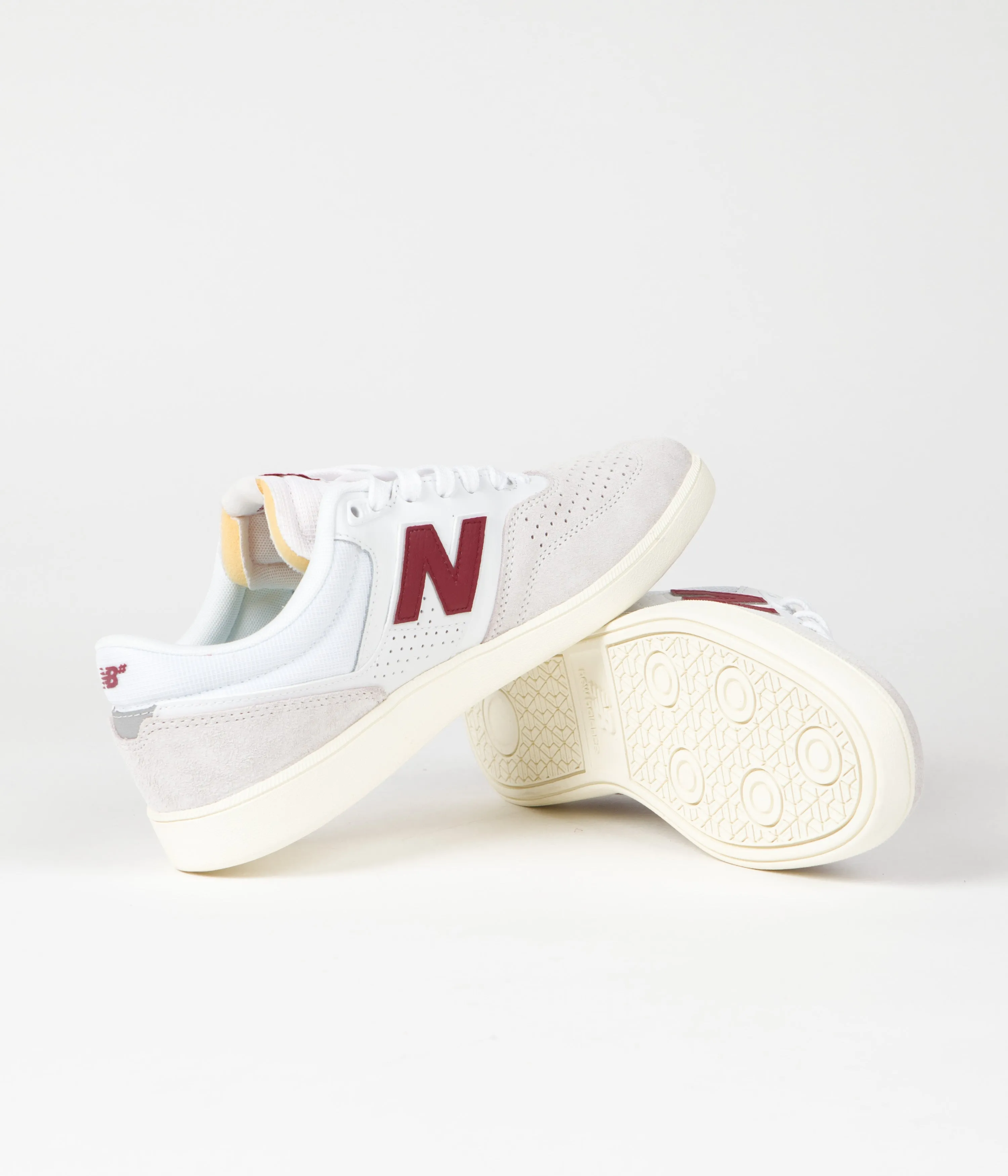 New Balance Numeric 508 Brandon Westgate Shoes - White / Red