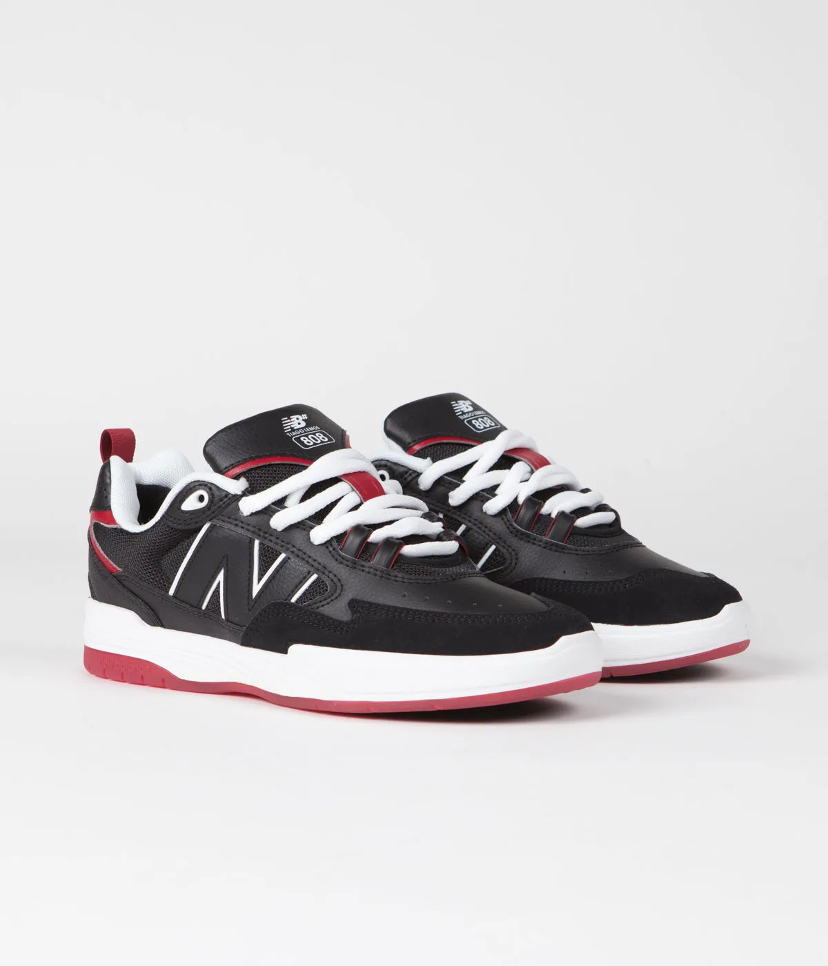 New Balance Numeric 808 Tiago Lemos Shoes - Black / Red