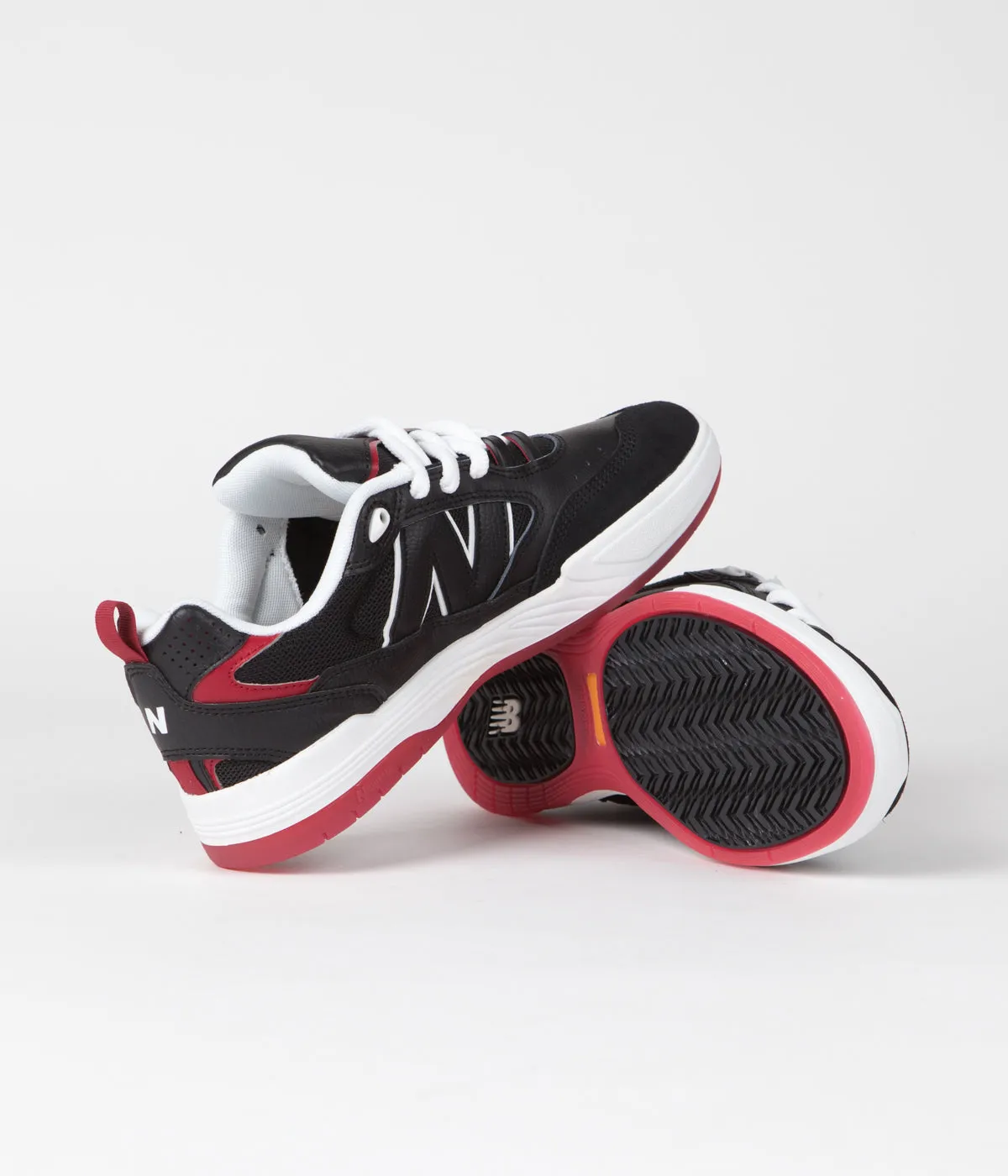 New Balance Numeric 808 Tiago Lemos Shoes - Black / Red