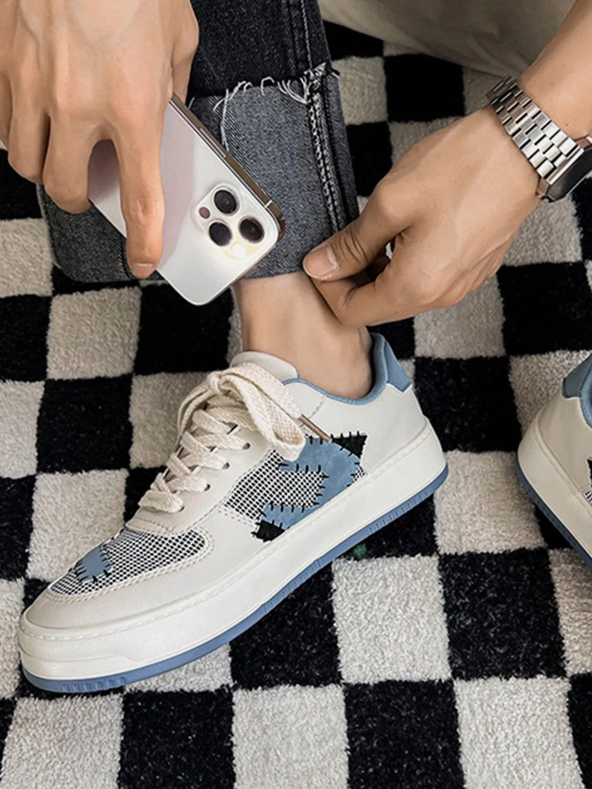 Niceprimes  Destruction Patch Skate Shoes