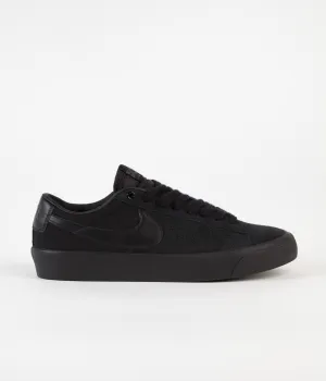 Nike SB Blazer Low Pro GT Shoes - Black / Black - Black - Anthracite