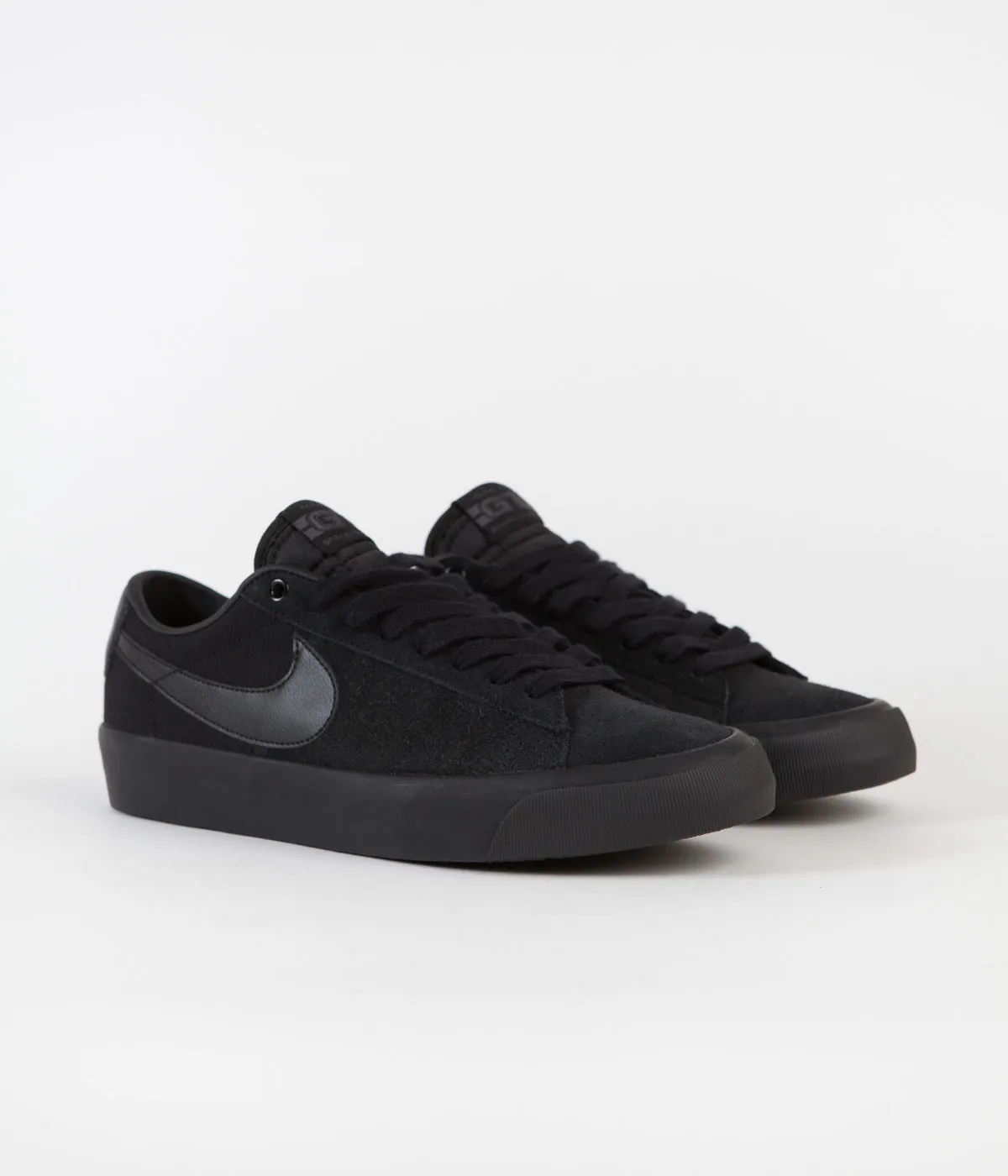 Nike SB Blazer Low Pro GT Shoes - Black / Black - Black - Anthracite