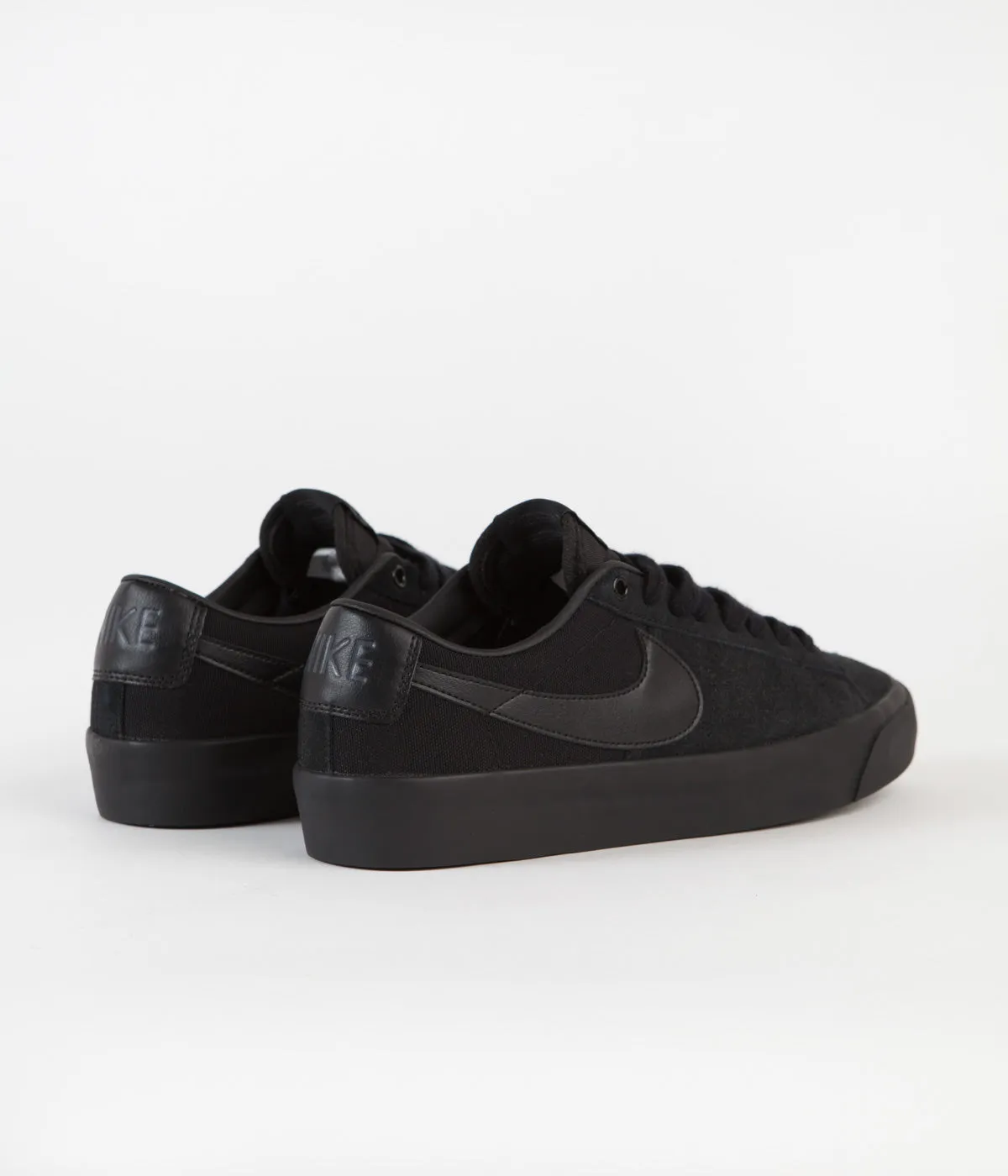 Nike SB Blazer Low Pro GT Shoes - Black / Black - Black - Anthracite