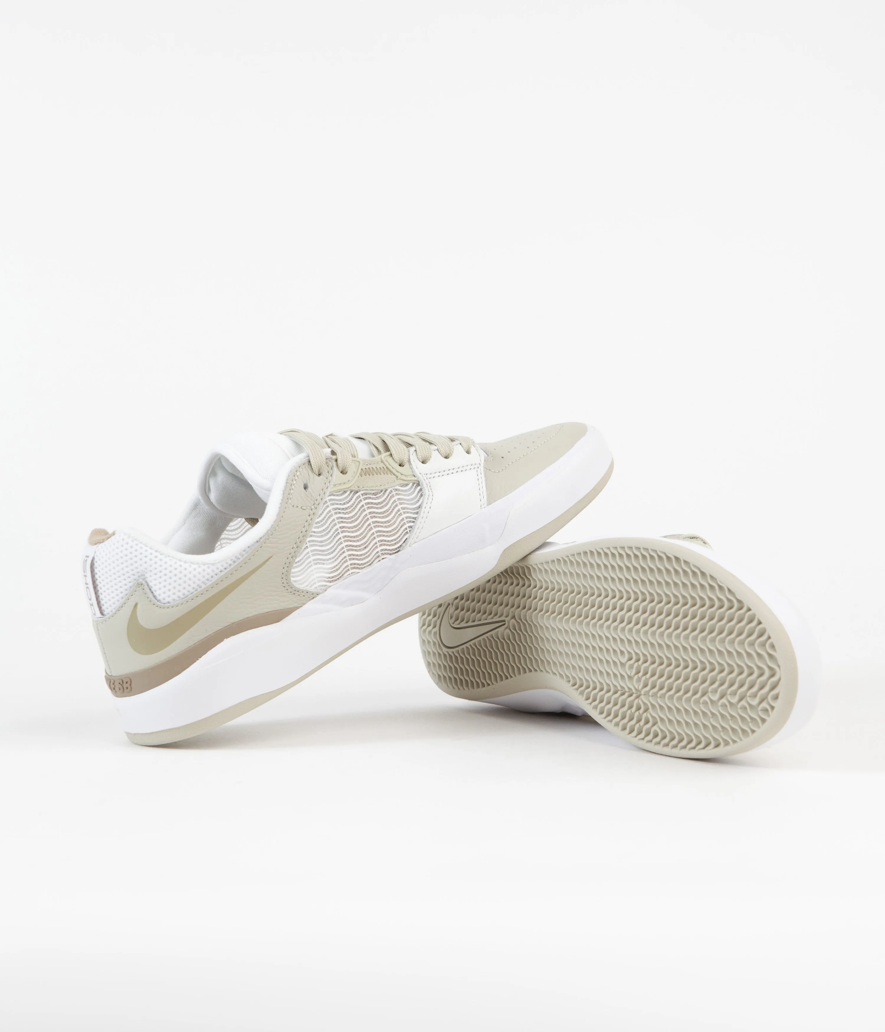 Nike SB Ishod Premium Shoes - Light Stone / Khaki - Summit White - White