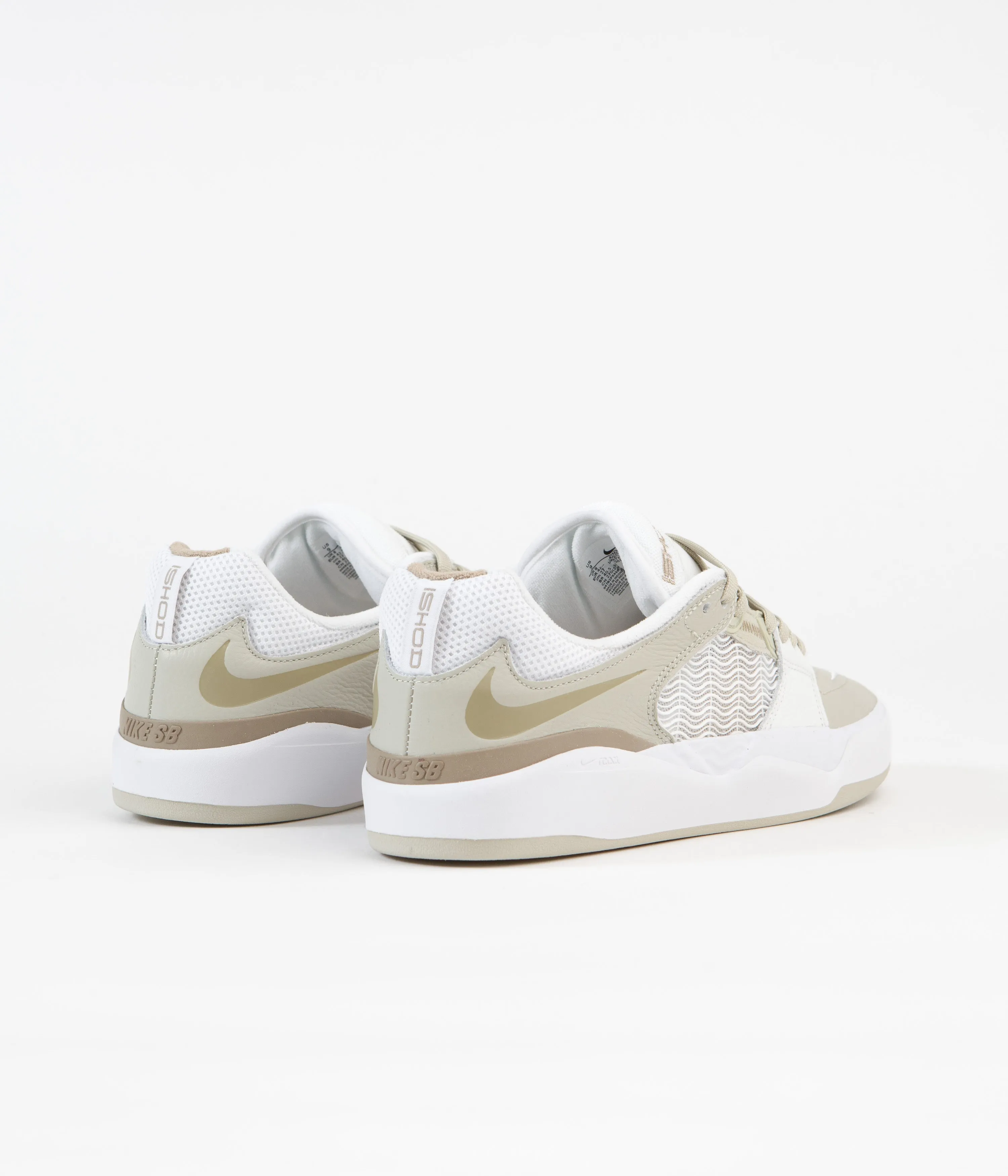 Nike SB Ishod Premium Shoes - Light Stone / Khaki - Summit White - White