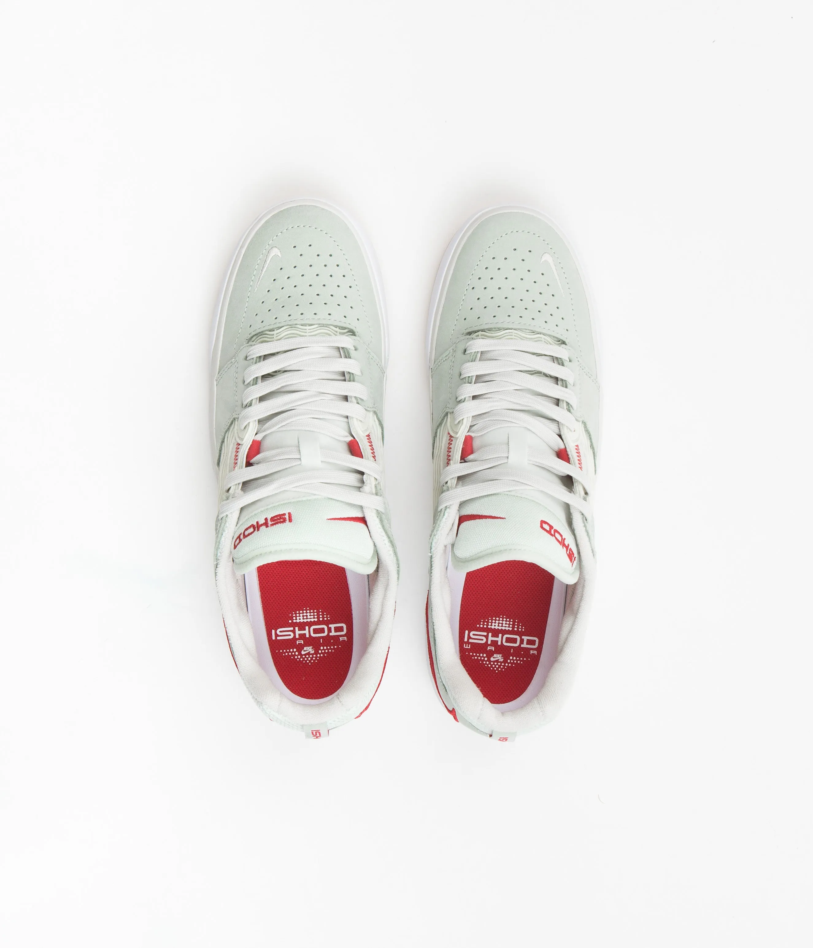 Nike SB Ishod Premium Shoes - Seafoam / University Red - Barely Green