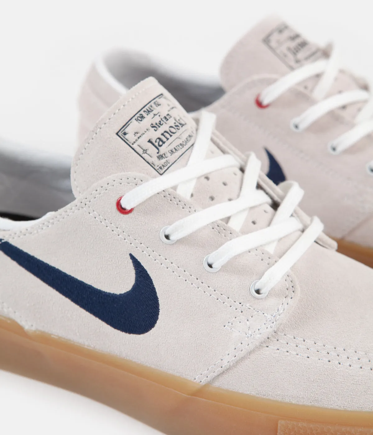 Nike SB Janoski Remastered Shoes - Summit White / Midnight Navy - White