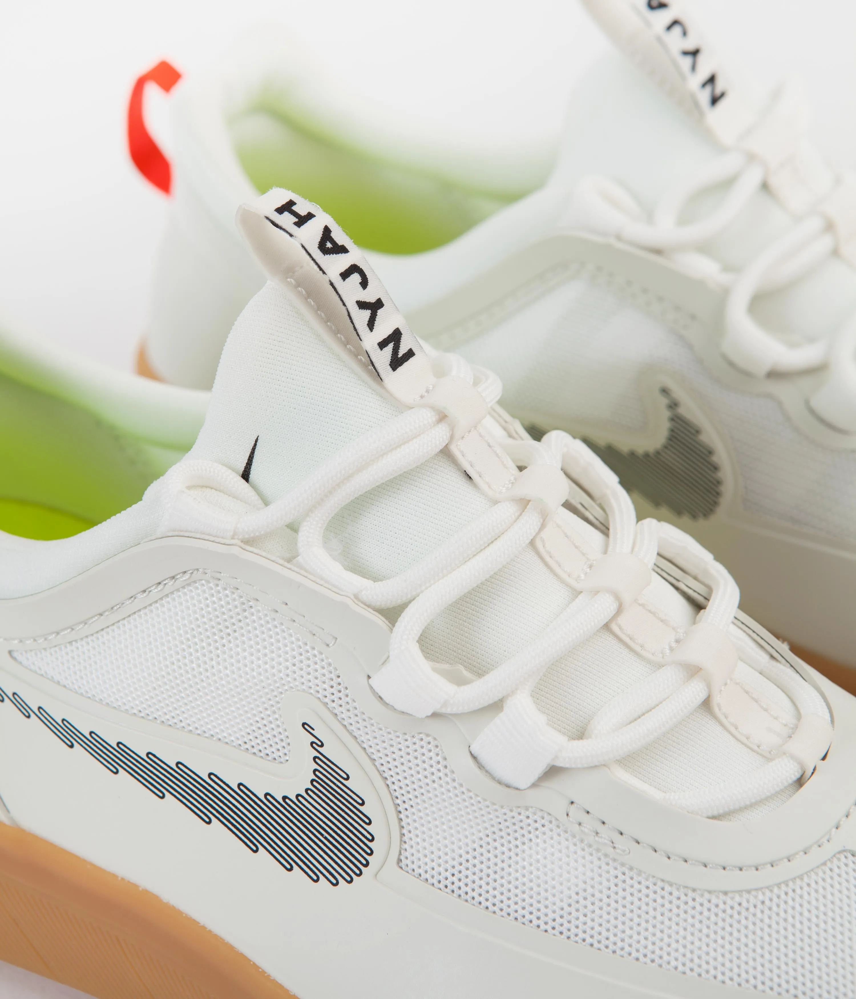 Nike SB Nyjah Free 2 Shoes - Summit White / Black - Bright Crimson