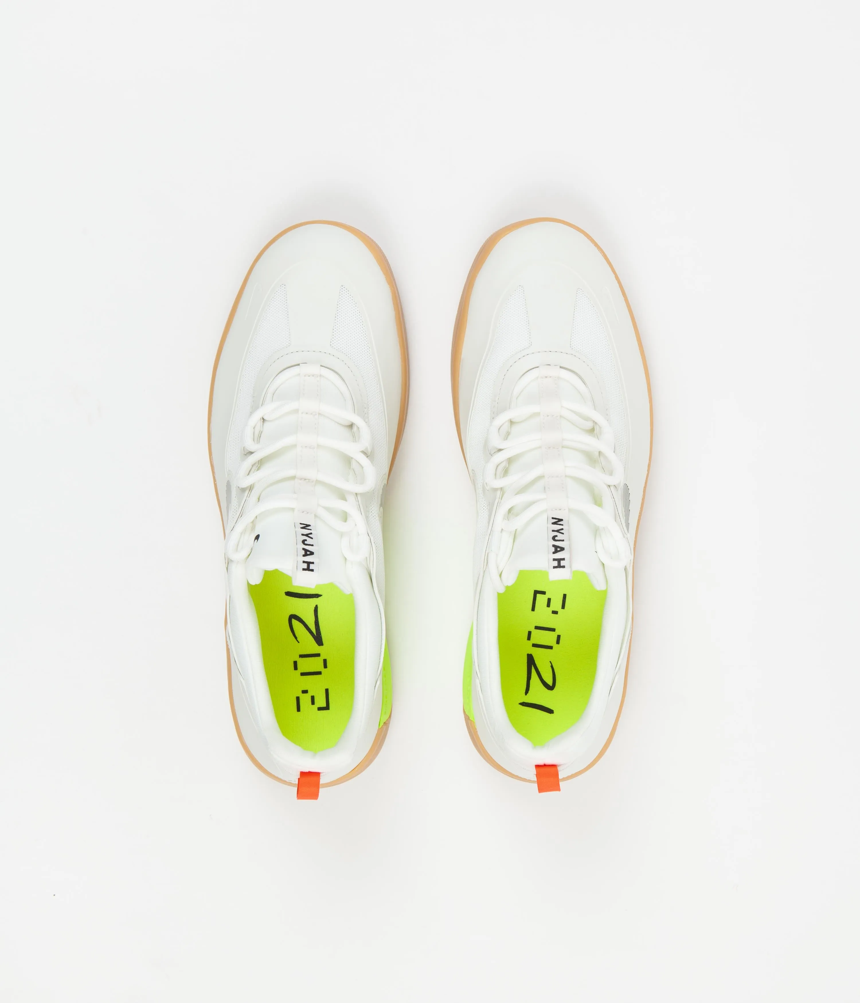 Nike SB Nyjah Free 2 Shoes - Summit White / Black - Bright Crimson