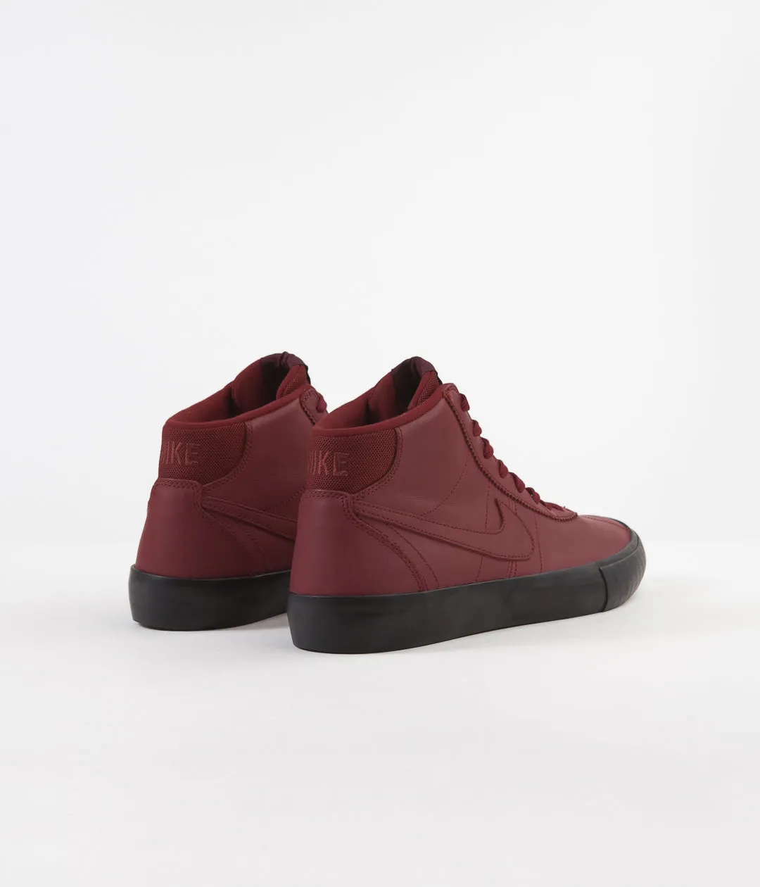 Nike SB Orange Label Bruin High 'L. Baker' Shoes - Team Red / Night Maroon - Black