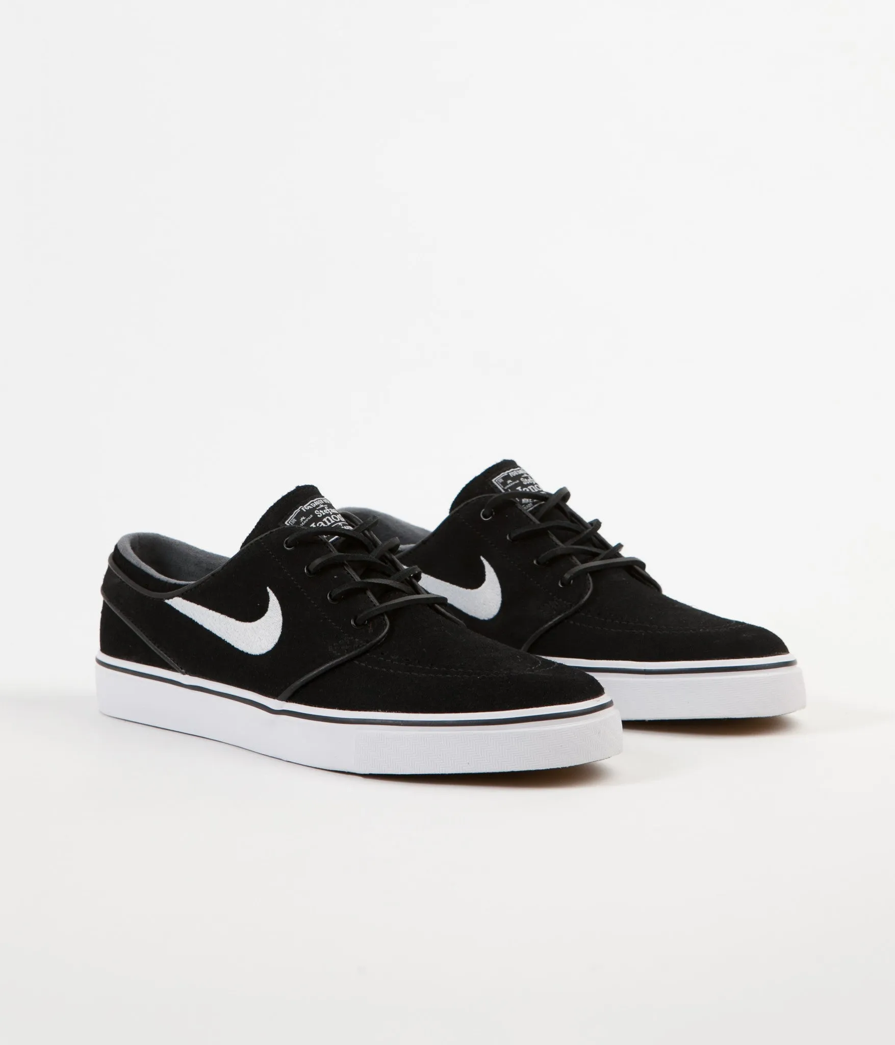 Nike SB Stefan Janoski OG Shoes - Black / White - Gum Light Brown