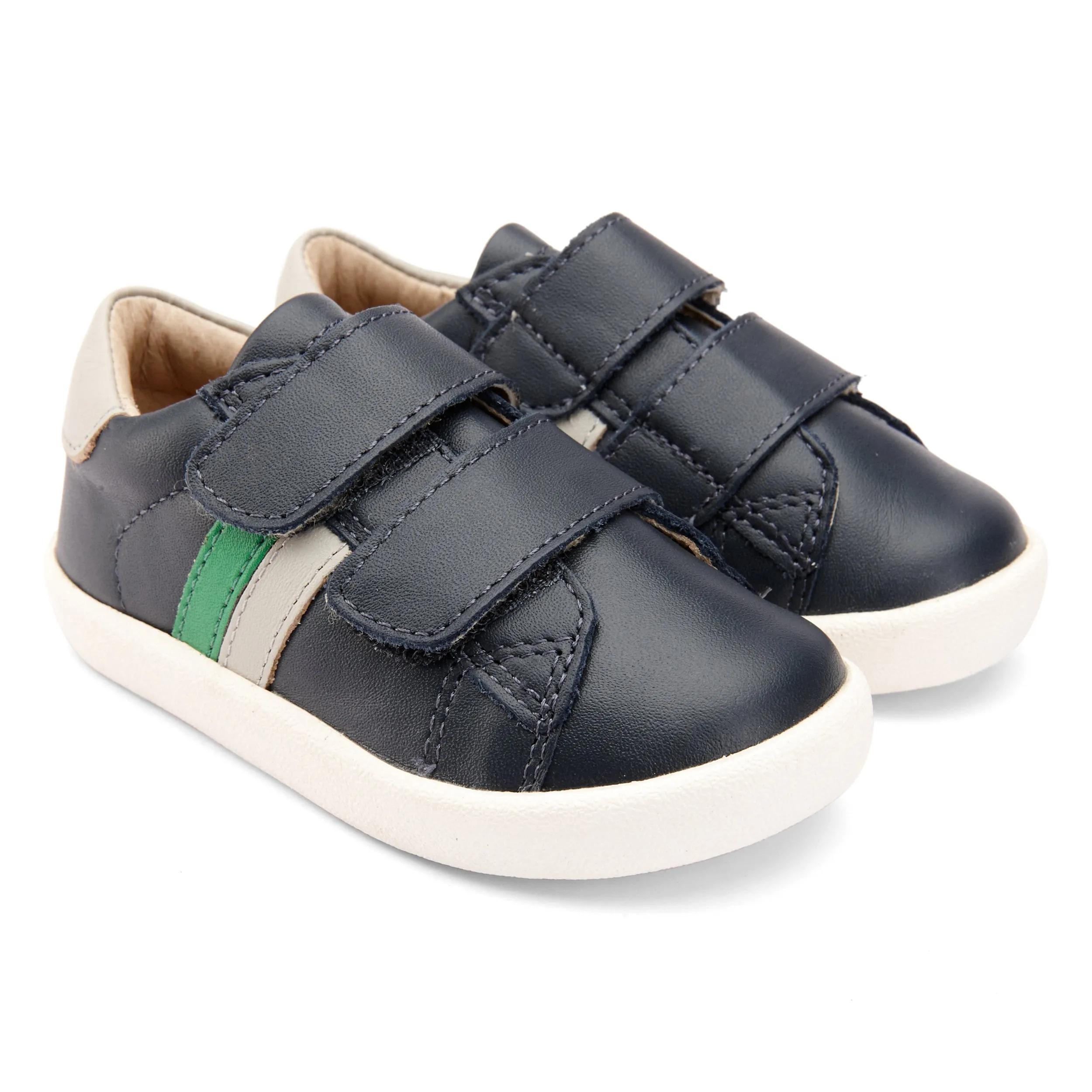 Old Soles Boy's Toddy Sport, Navy/Gris/Neon Green