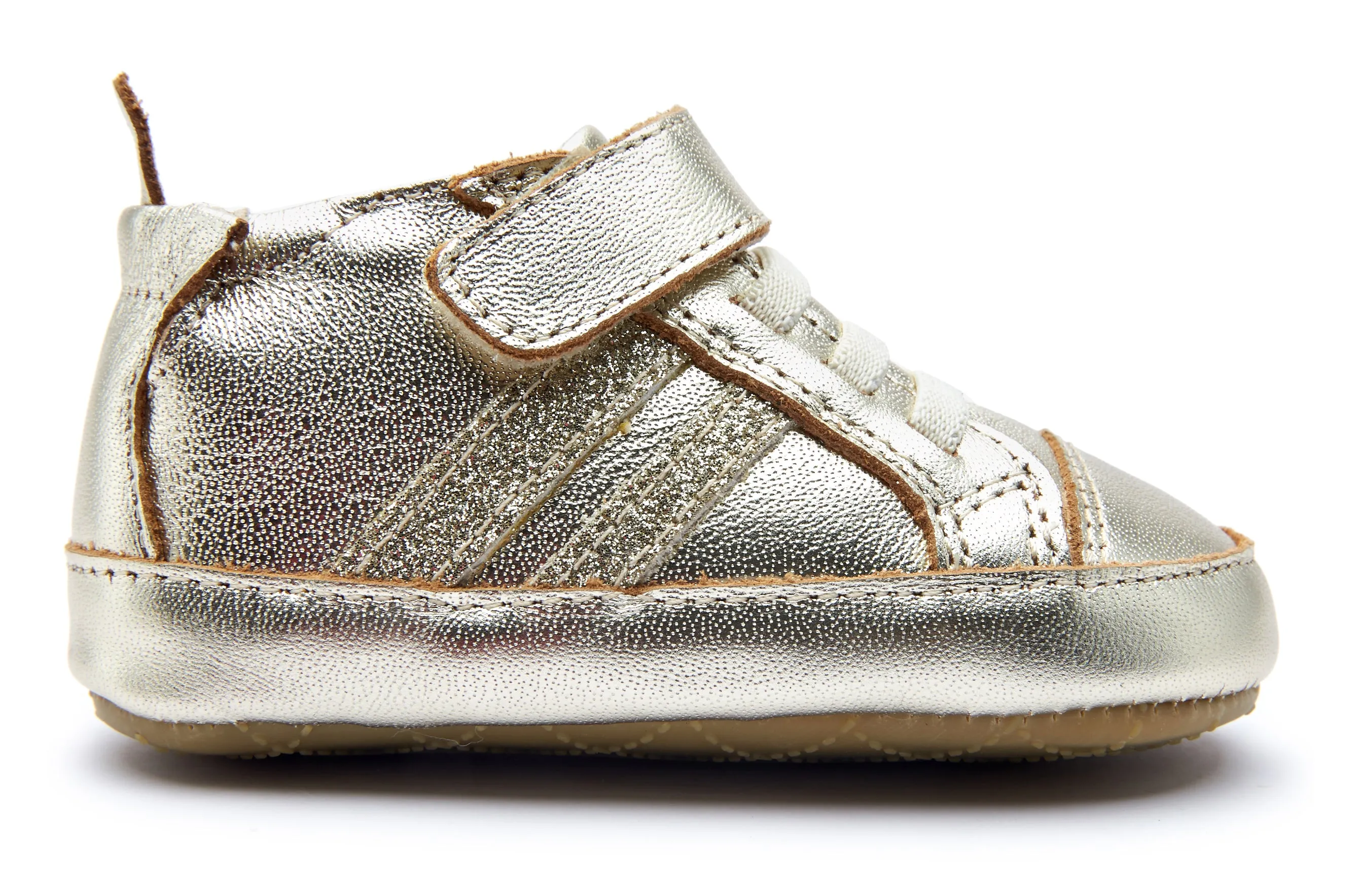 Old Soles Girl's 066R High Roller Shoes - Gold/Glam Gold