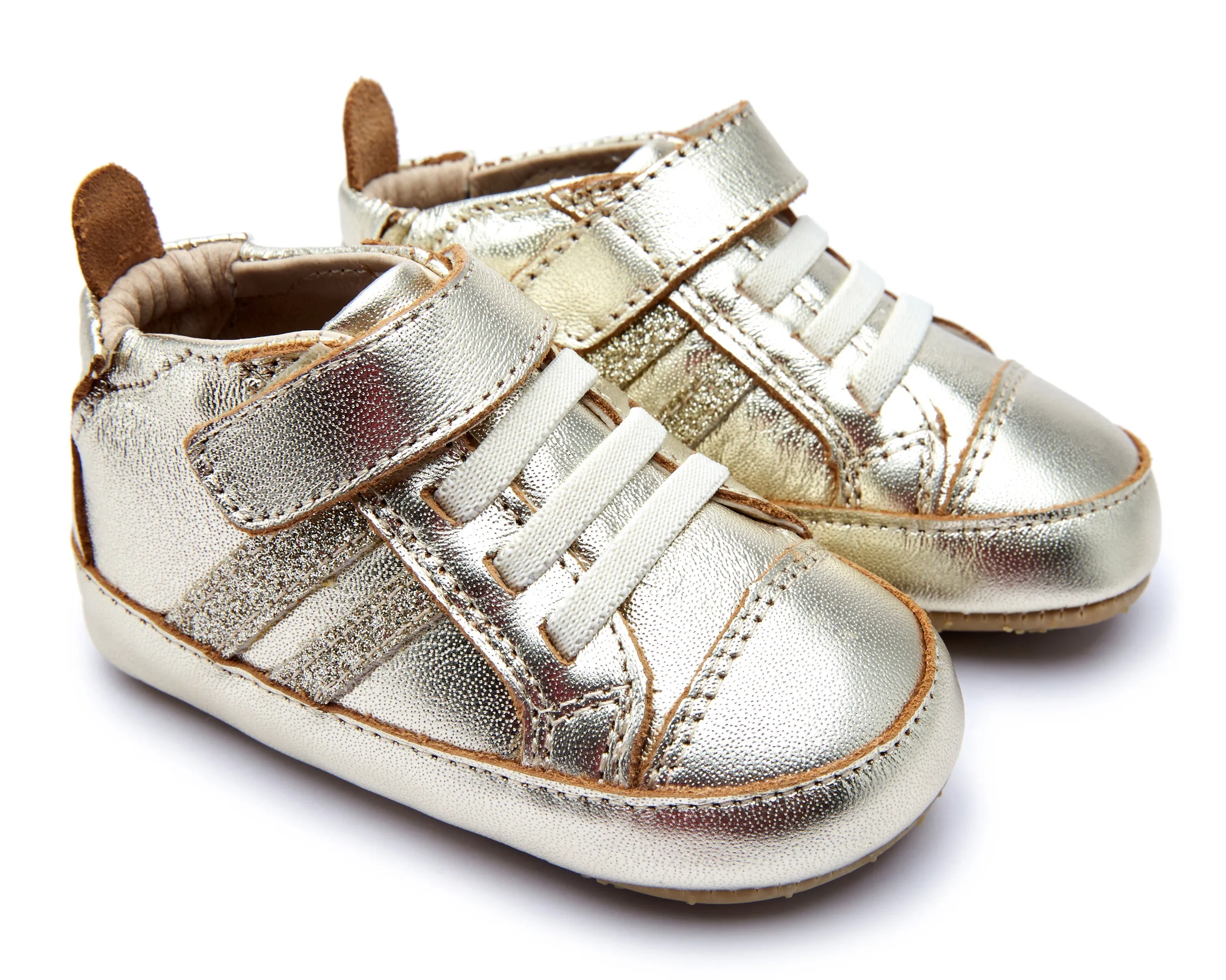 Old Soles Girl's 066R High Roller Shoes - Gold/Glam Gold