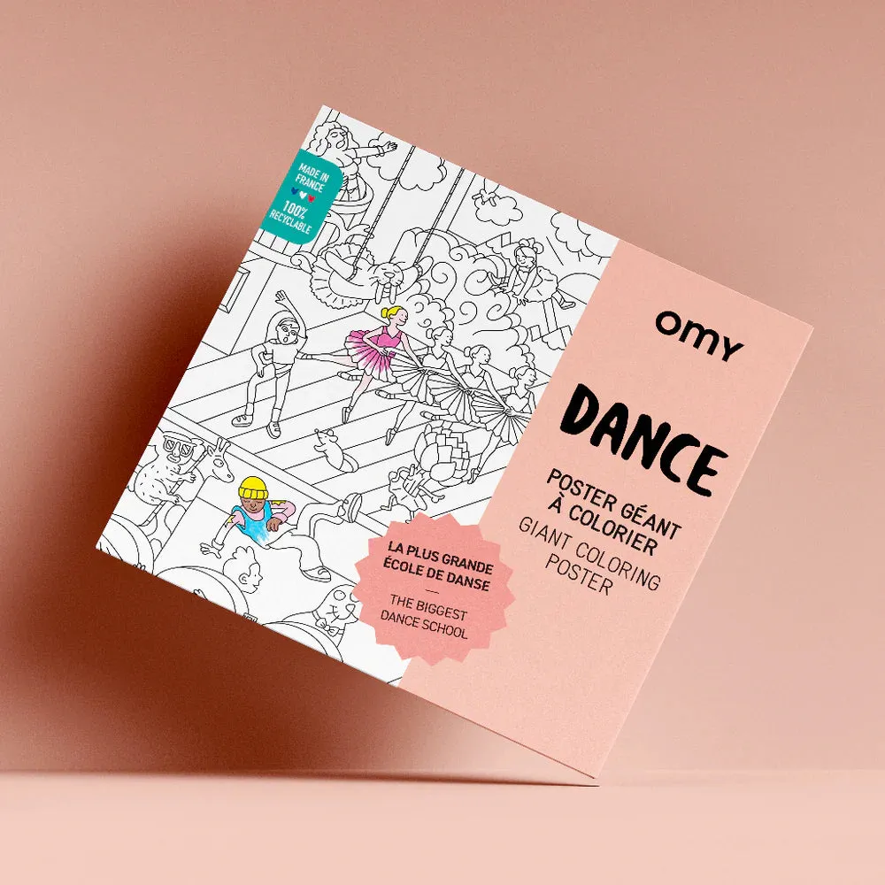 OMY - colouring poster - Dance