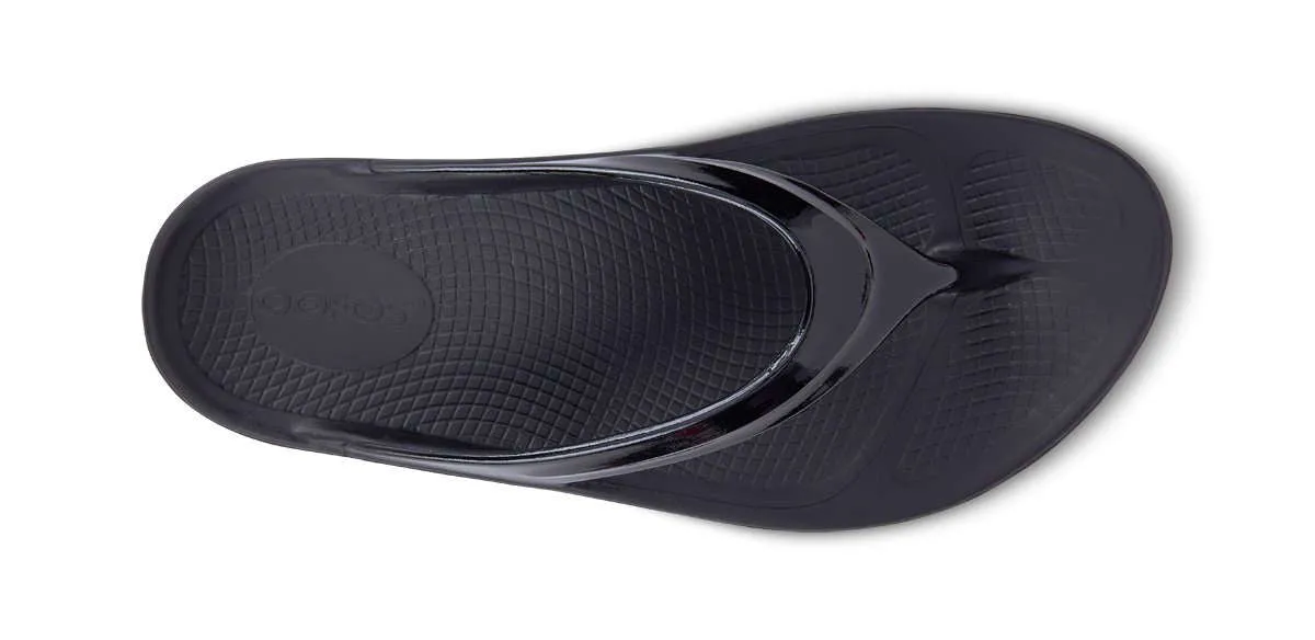 OOFOS Womens Oolala Sandal Black