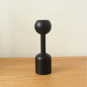Orb Ebony Candleholder