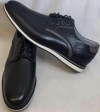 Paolo -- Men's Casual Oxford -- Black