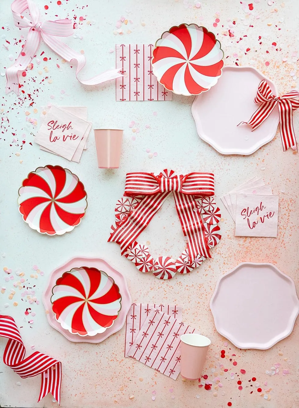 Petal Pink Compostable Party Dinner Plates x 8