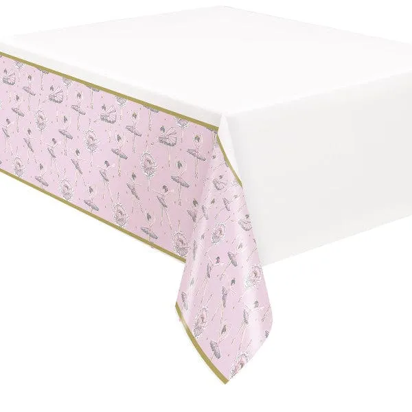 Pink Ballerina Party Tablecover