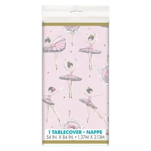 Pink Ballerina Party Tablecover