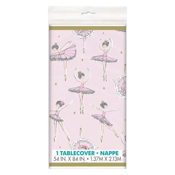 Pink Ballerina Party Tablecover