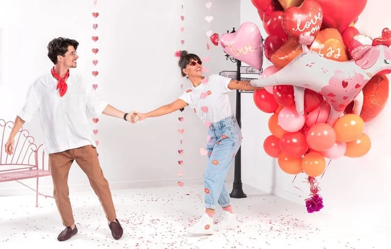 Pink Hearts Garland - 3m