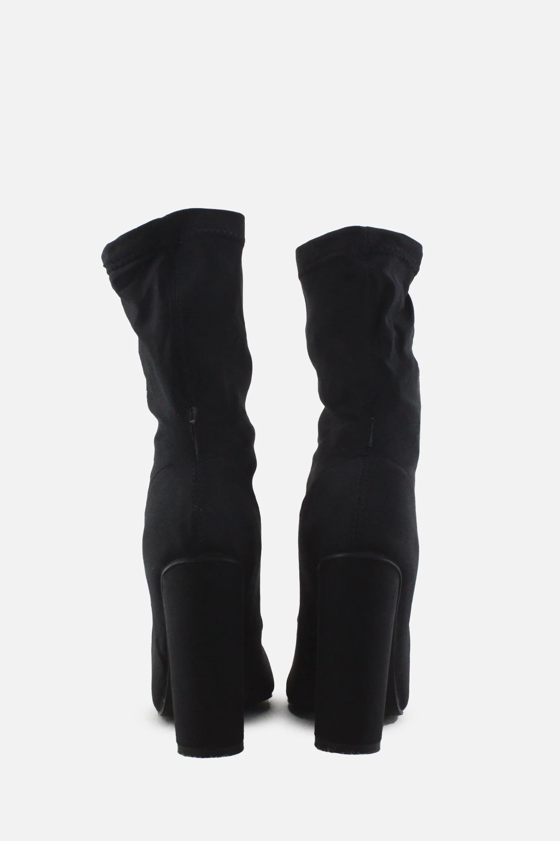PLT Block Ankle Boots | Textile