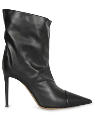 Pointed ankle boots