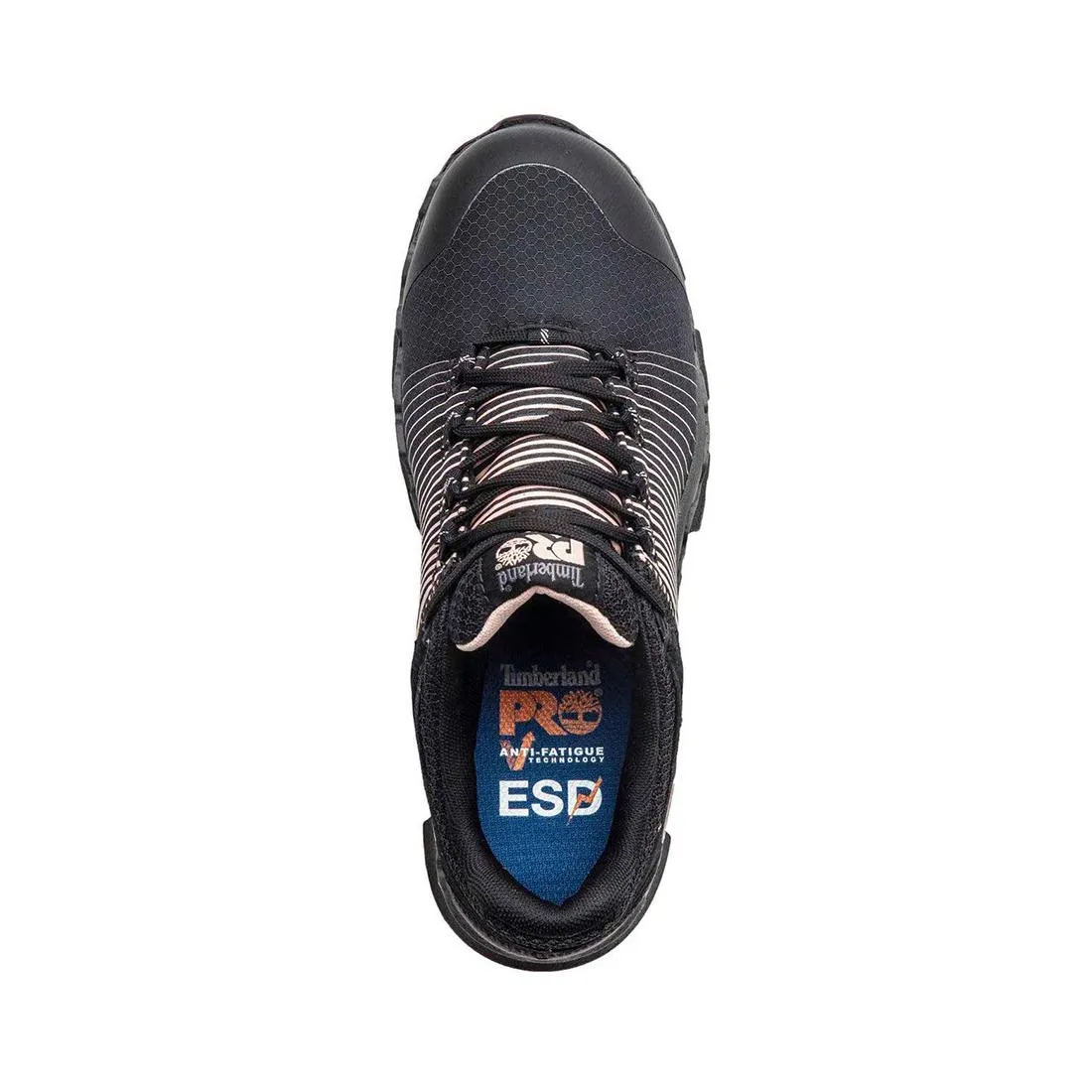 Powertrain Sport Alloy-Toe Work Shoe Sd35 Black Pink