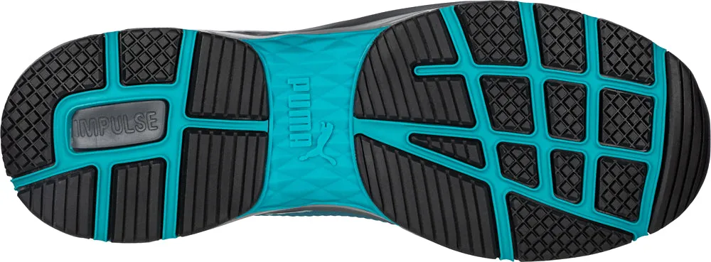 'Puma' Women's Fuse Knit Motion Protect EH Low Comp Toe - Grey / Turquoise