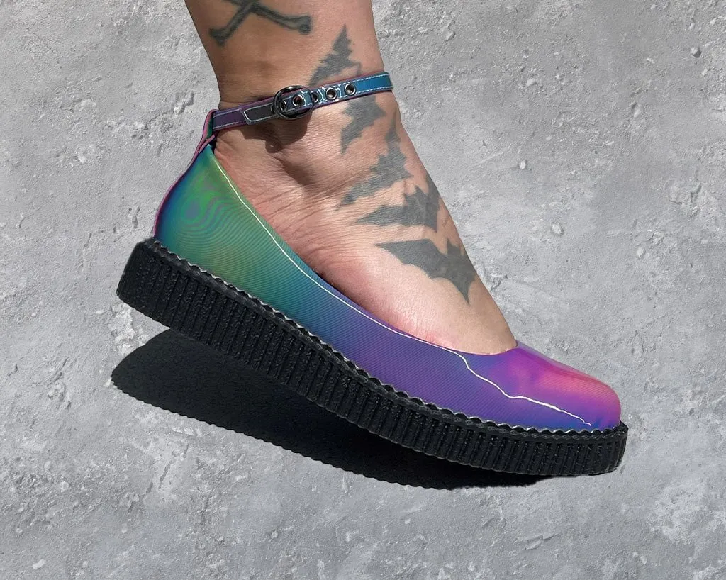 Rainbow Iridescent Ballet Creeper