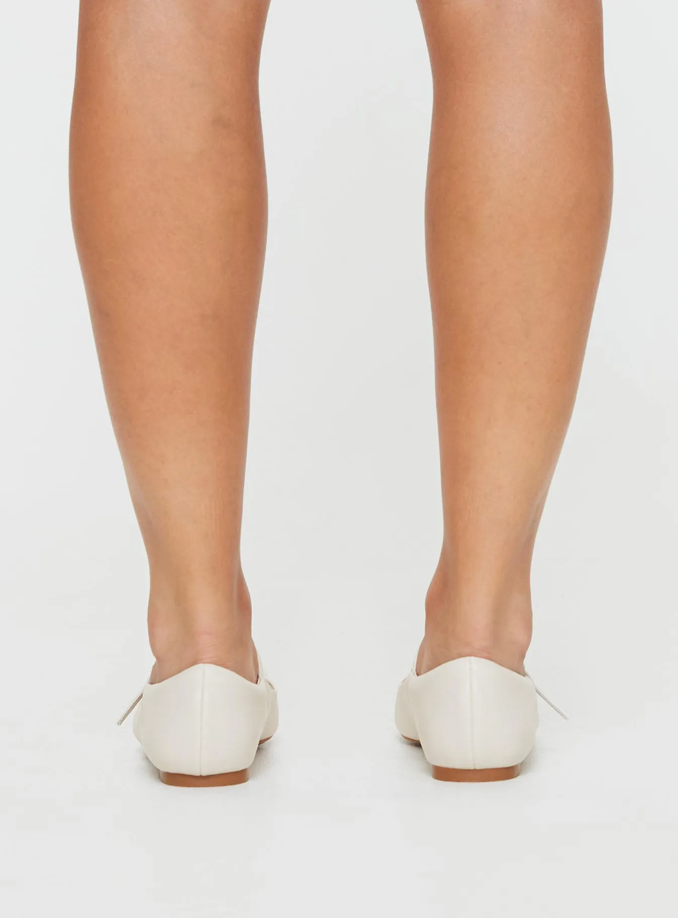Rebekka Ballet Flats Cream